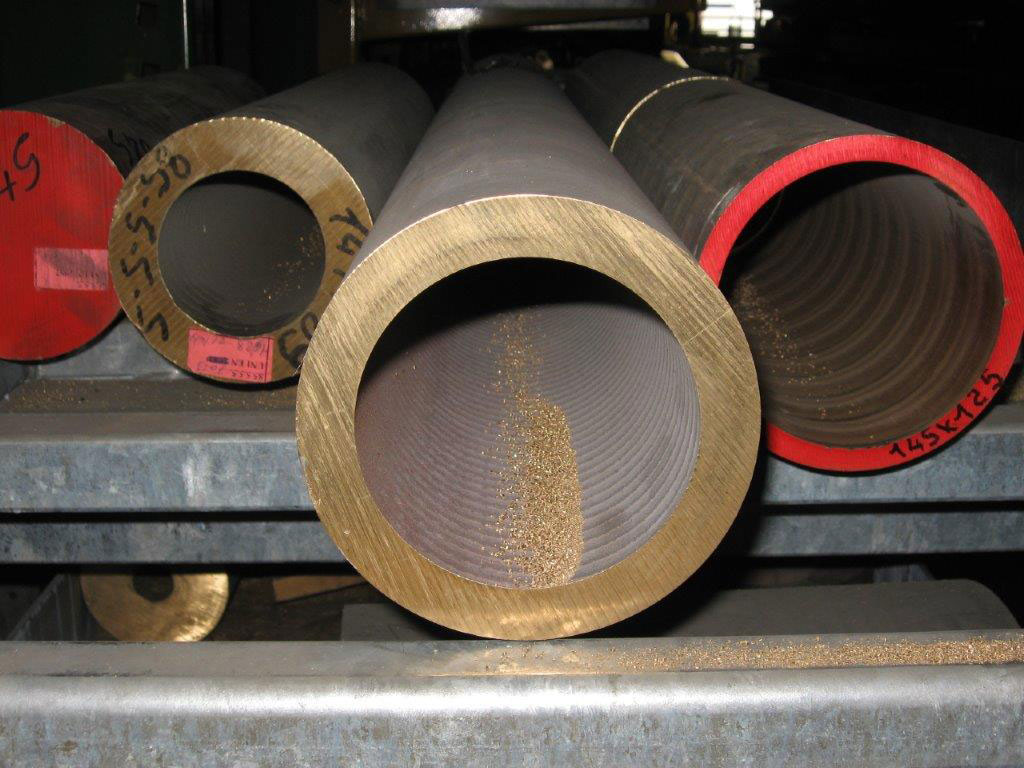 Barre di bronzo lega CuSn5Zn5Pb5 EN 1982 Musola Metalli srl