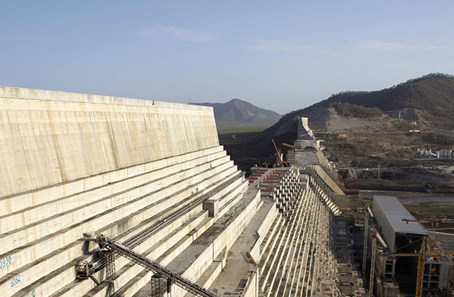 The Grand Ethiopian Renaissance Dam construction